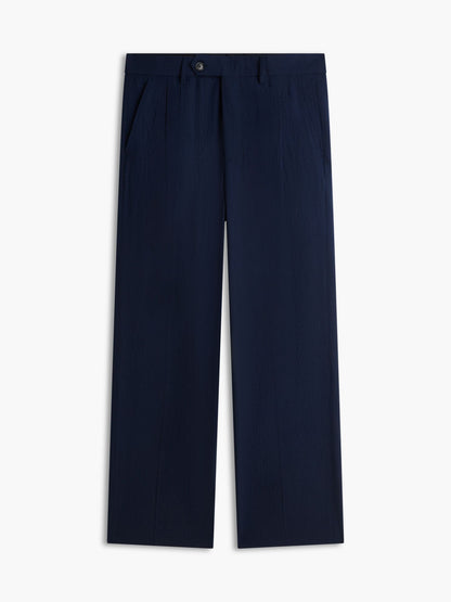 Tommy Hilfiger Relaxed Light Wool-Blend Seersucker Pant