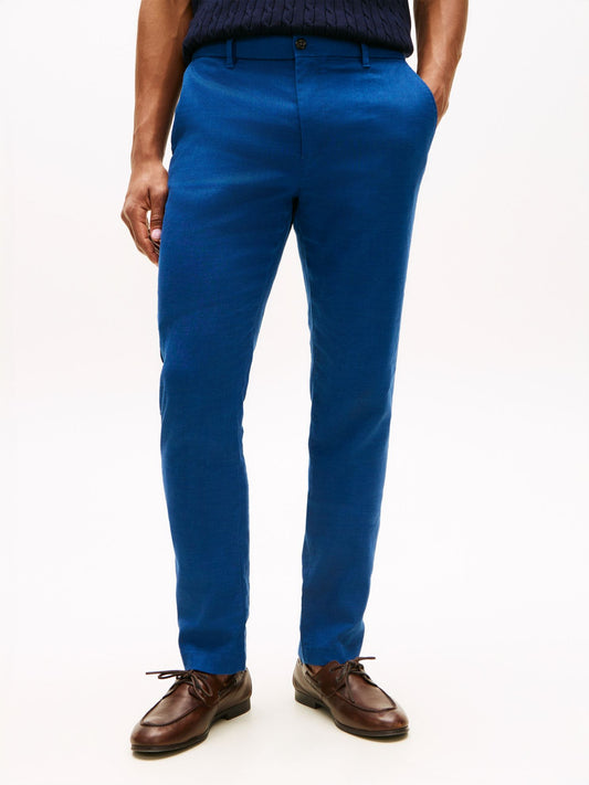 Tommy Hilfiger Linen-Blend Straight Chino