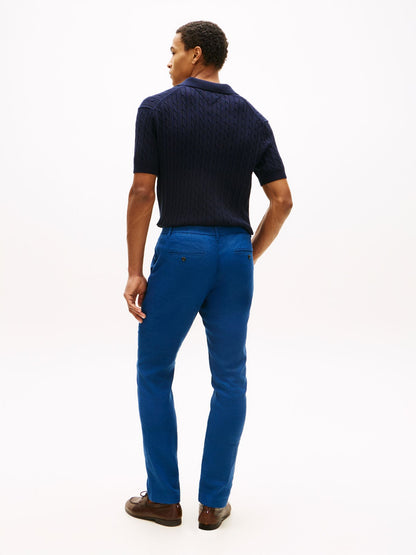 Tommy Hilfiger Linen-Blend Straight Chino