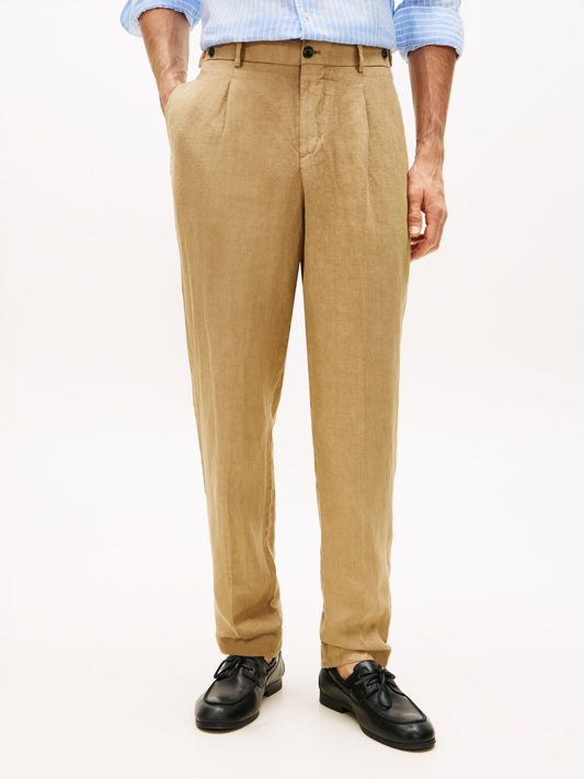 Tommy Hilfiger Garment-Dyed Linen Tapered Pant