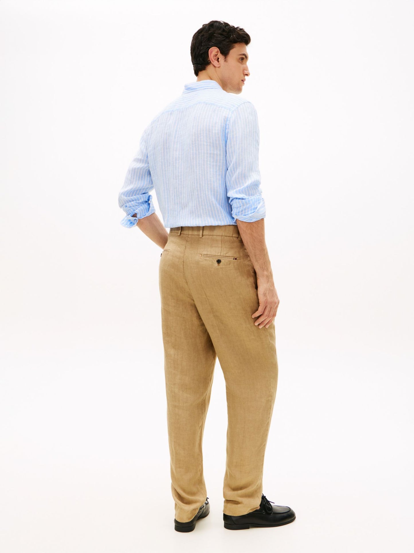 Tommy Hilfiger Garment-Dyed Linen Tapered Pant