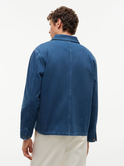 Tommy Hilfiger Garment-Dyed Herringbone Chore Jacket