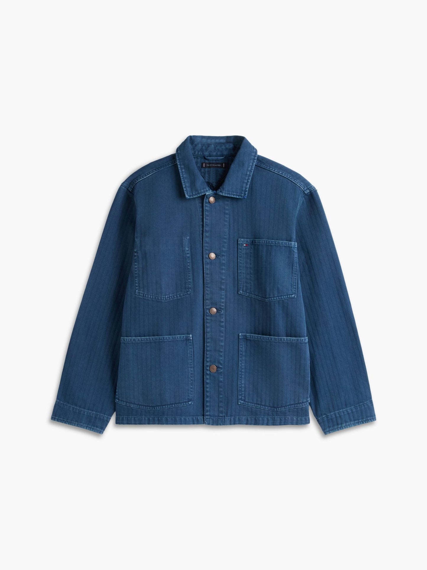 Tommy Hilfiger Garment-Dyed Herringbone Chore Jacket