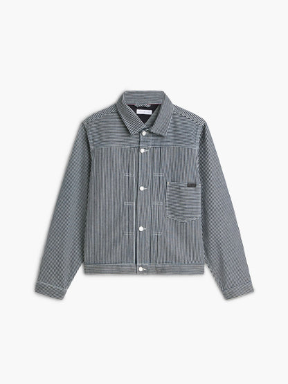 Tommy Hilfiger Striped Denim Jacket