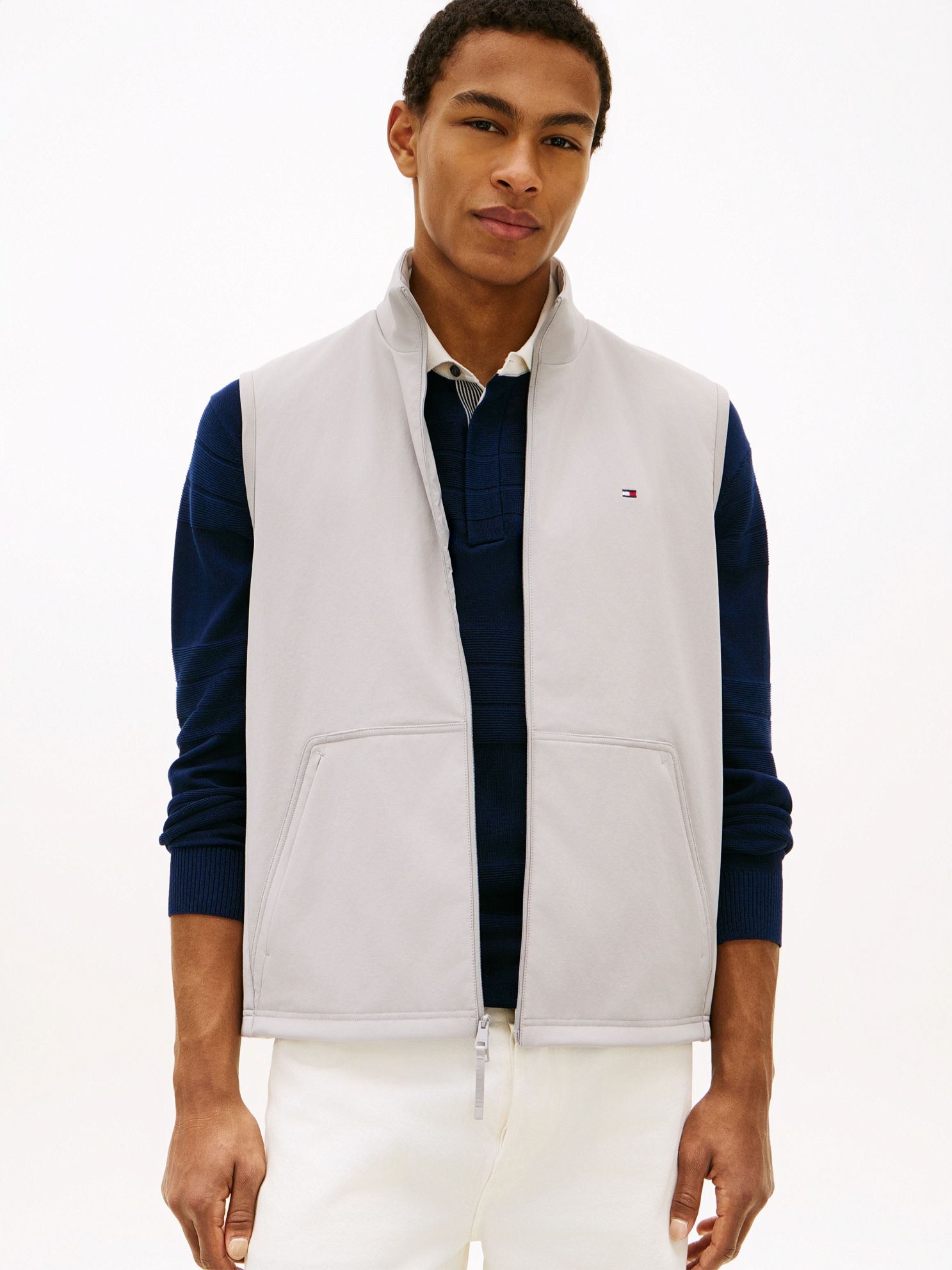 Tommy Hilfiger TH Performance Mixed-Media Vest