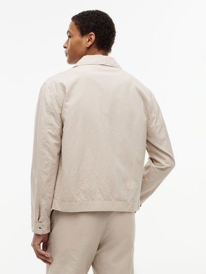 Tommy Hilfiger Cotton-Linen Blend Ivy Jacket