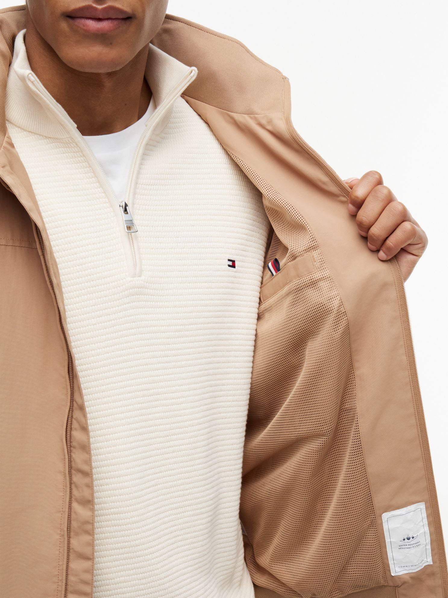 Tommy Hilfiger Water-Resistant Hooded Regatta Jacket