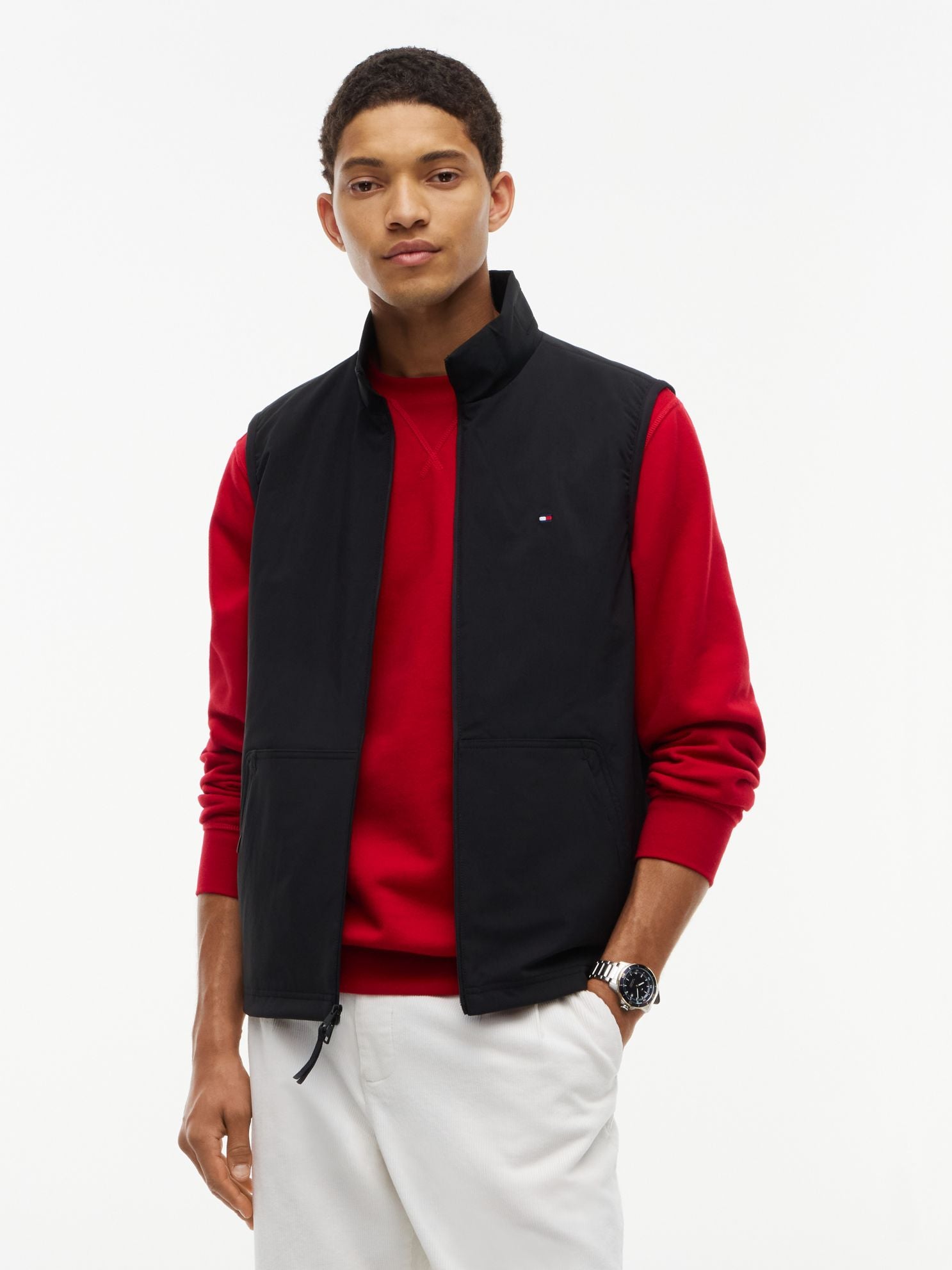Tommy Hilfiger TH Performance Mixed-Media Vest