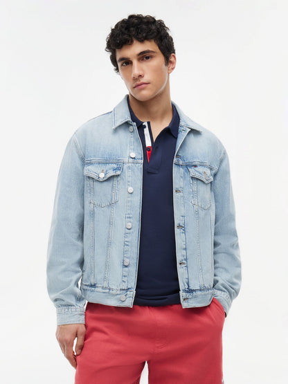 Tommy Hilfiger Tommy Jeans Flag Logo Denim Jacket