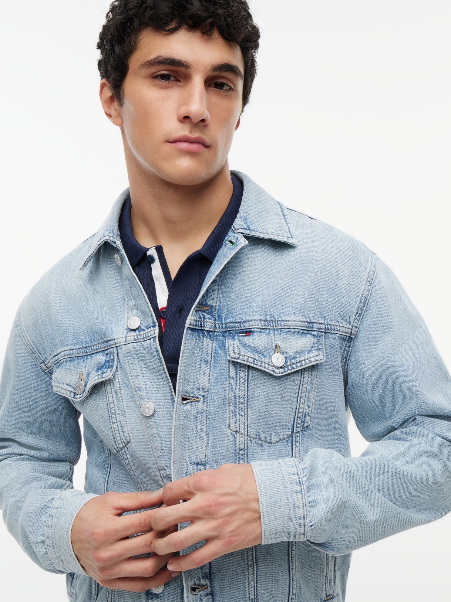Tommy Hilfiger Tommy Jeans Flag Logo Denim Jacket