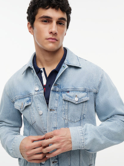 Tommy Hilfiger Tommy Jeans Flag Logo Denim Jacket