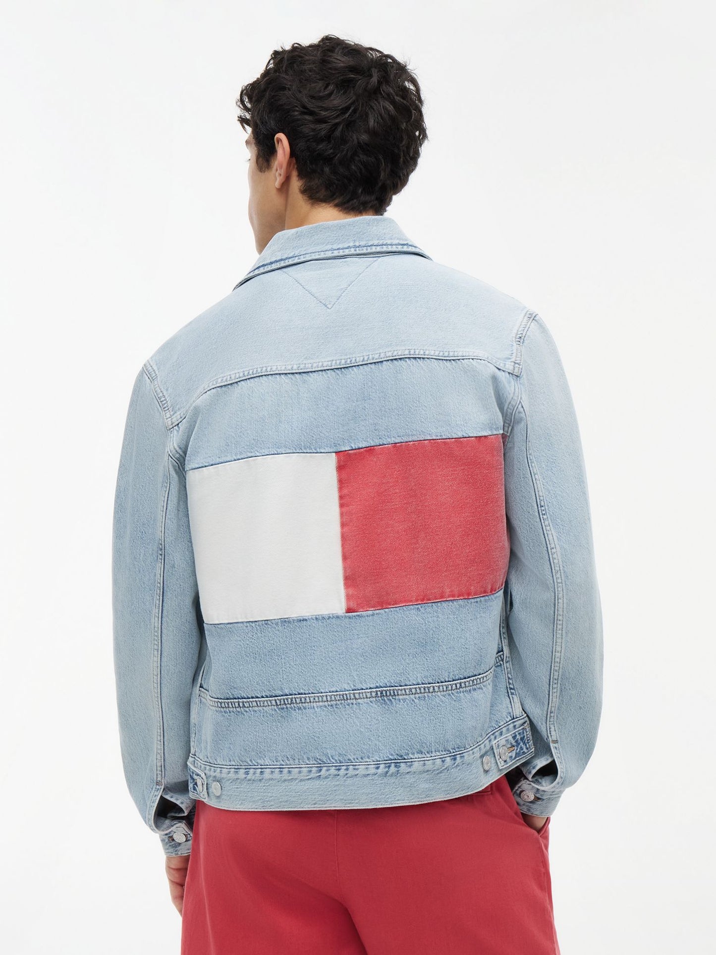 Tommy Hilfiger Tommy Jeans Flag Logo Denim Jacket