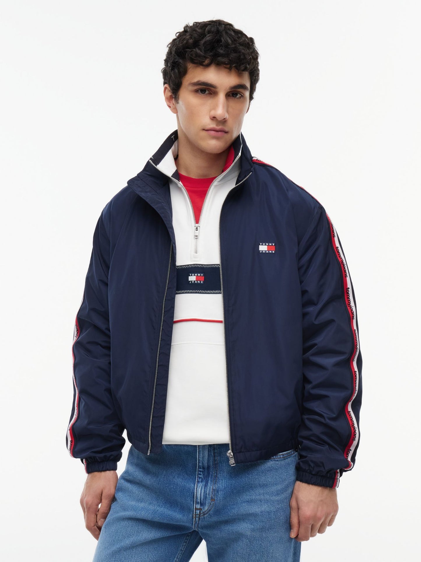 Tommy Hilfiger Tommy Jeans Logo Tape Zip Jacket