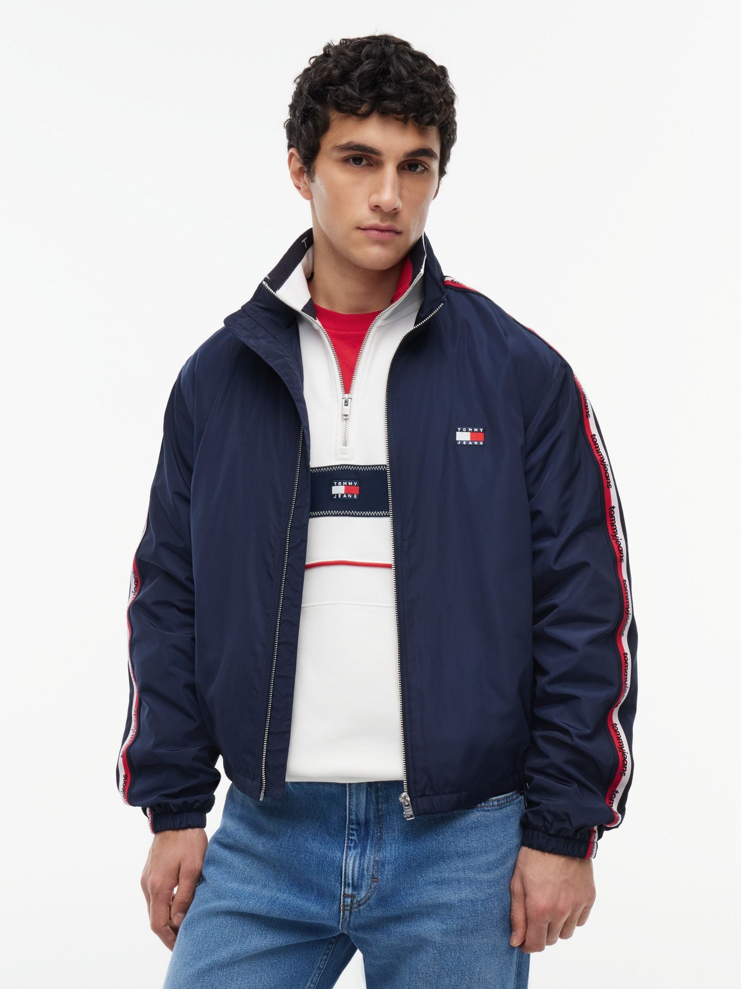 Tommy Hilfiger Tommy Jeans Logo Tape Zip Jacket