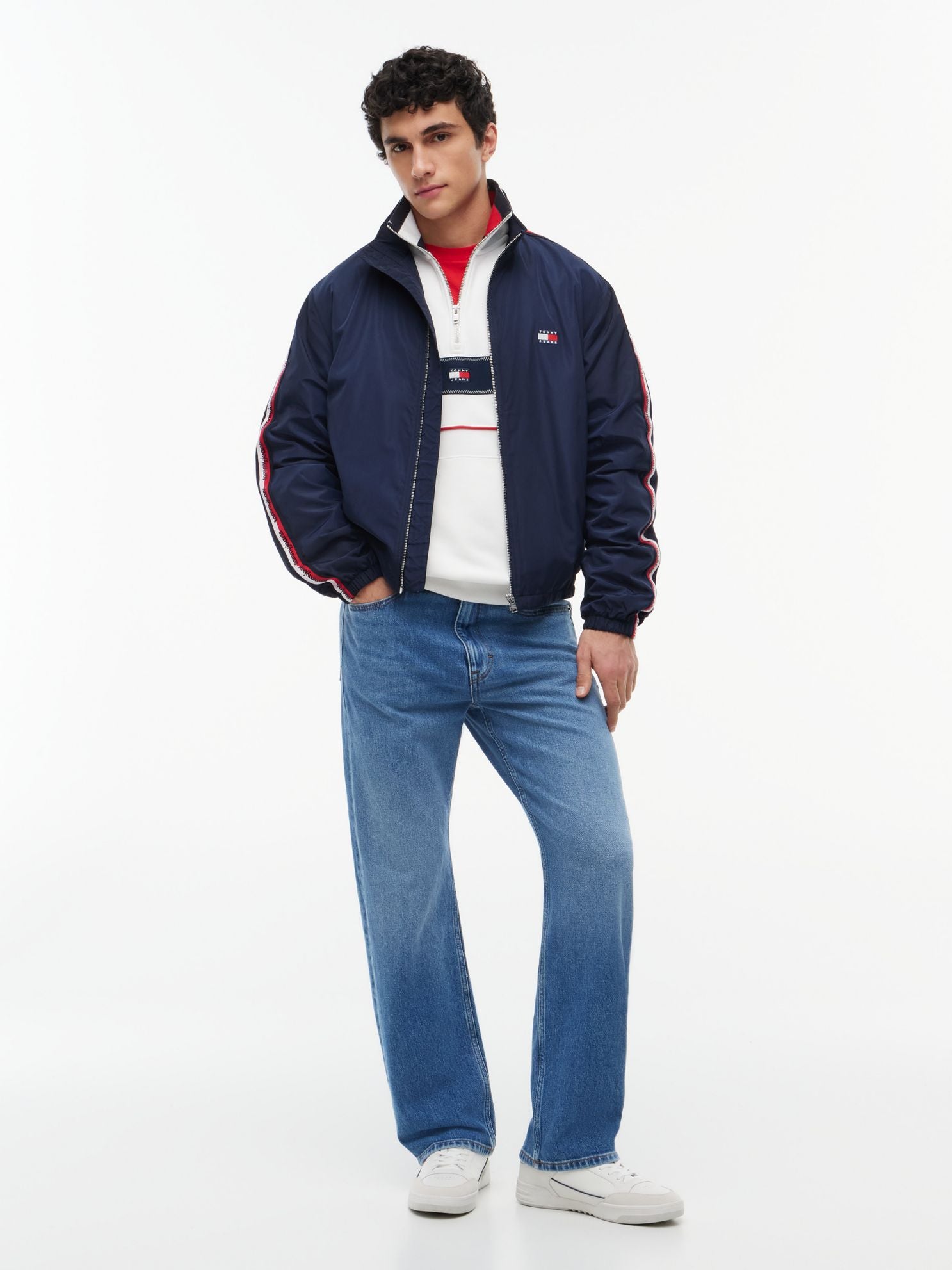 Tommy Hilfiger Tommy Jeans Logo Tape Zip Jacket