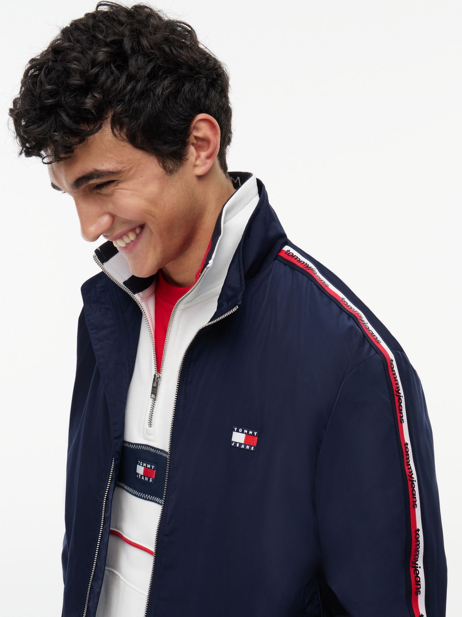 Tommy Hilfiger Tommy Jeans Logo Tape Zip Jacket