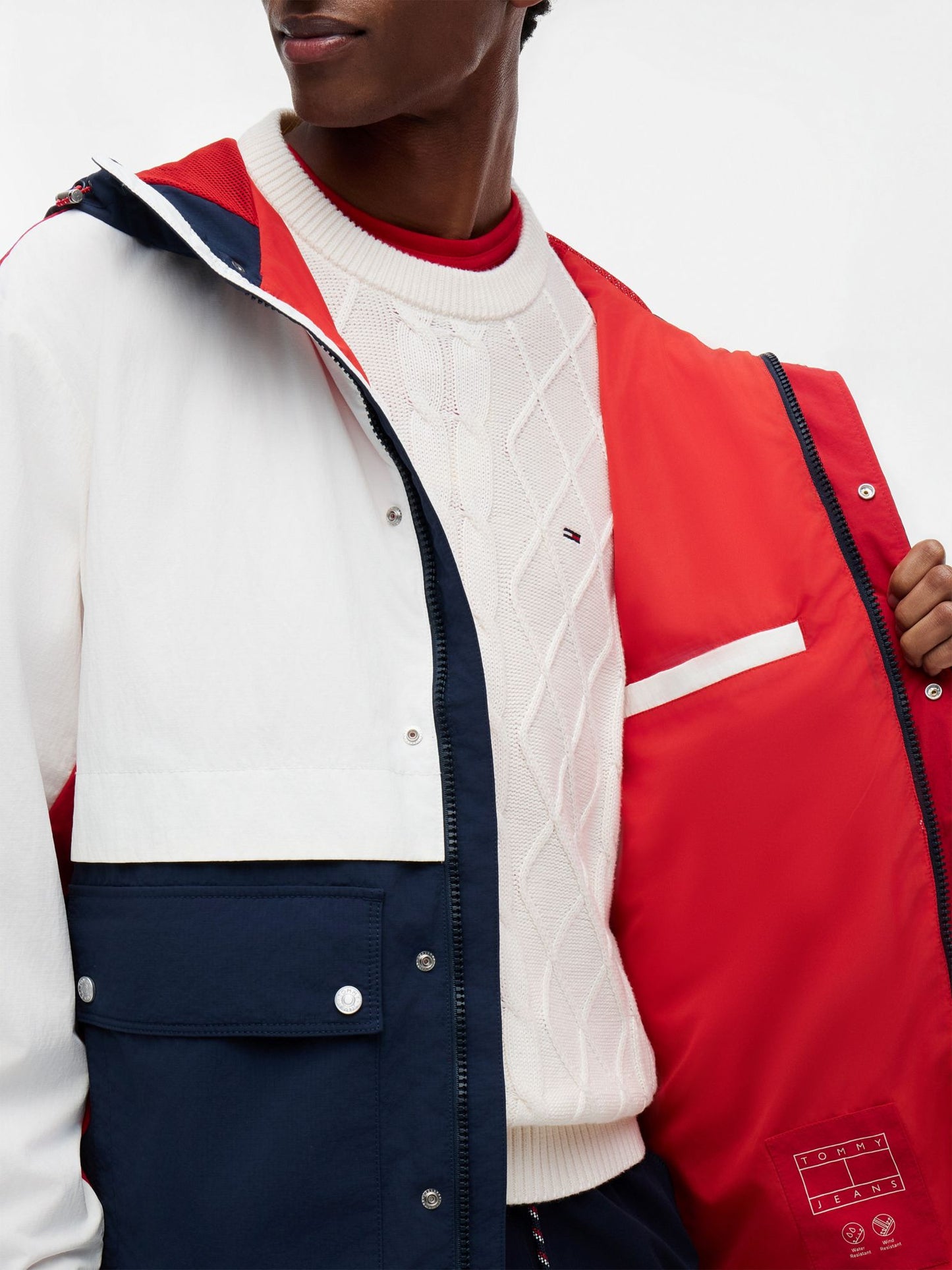 Tommy Hilfiger Tommy Jeans Flag Colorblock Windbreaker