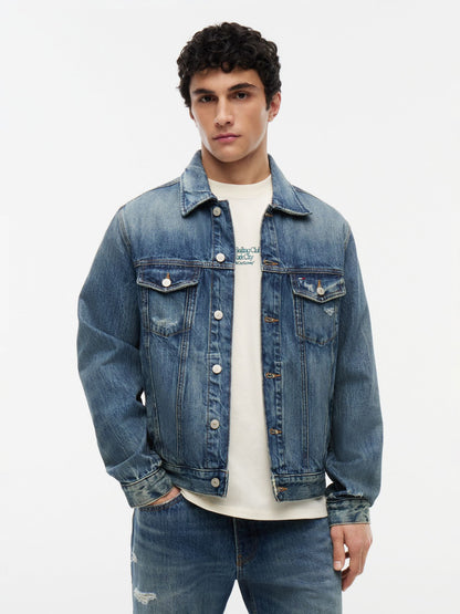 Tommy Hilfiger Tommy Jeans Distressed Denim Jacket