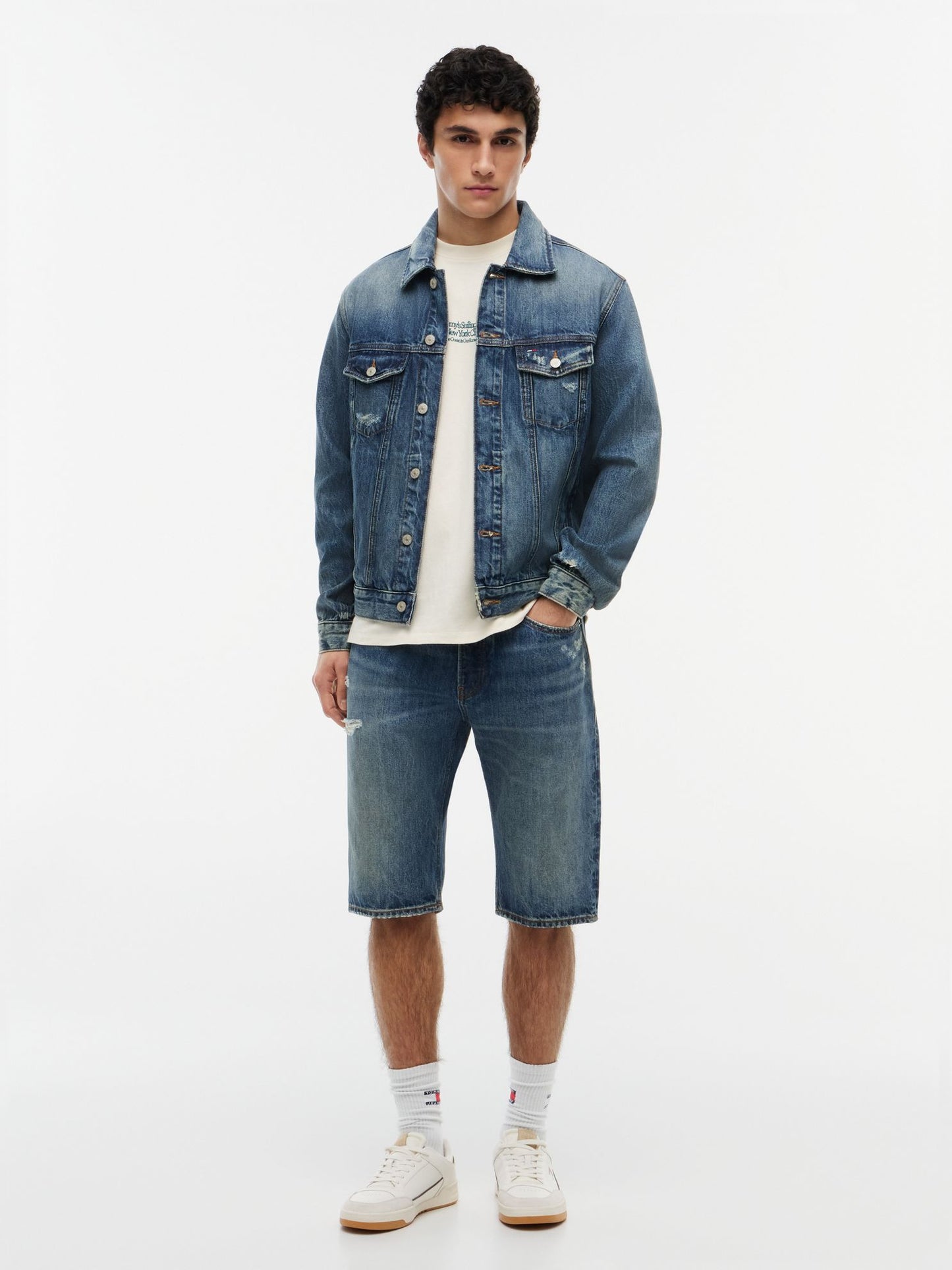 Tommy Hilfiger Tommy Jeans Distressed Denim Jacket
