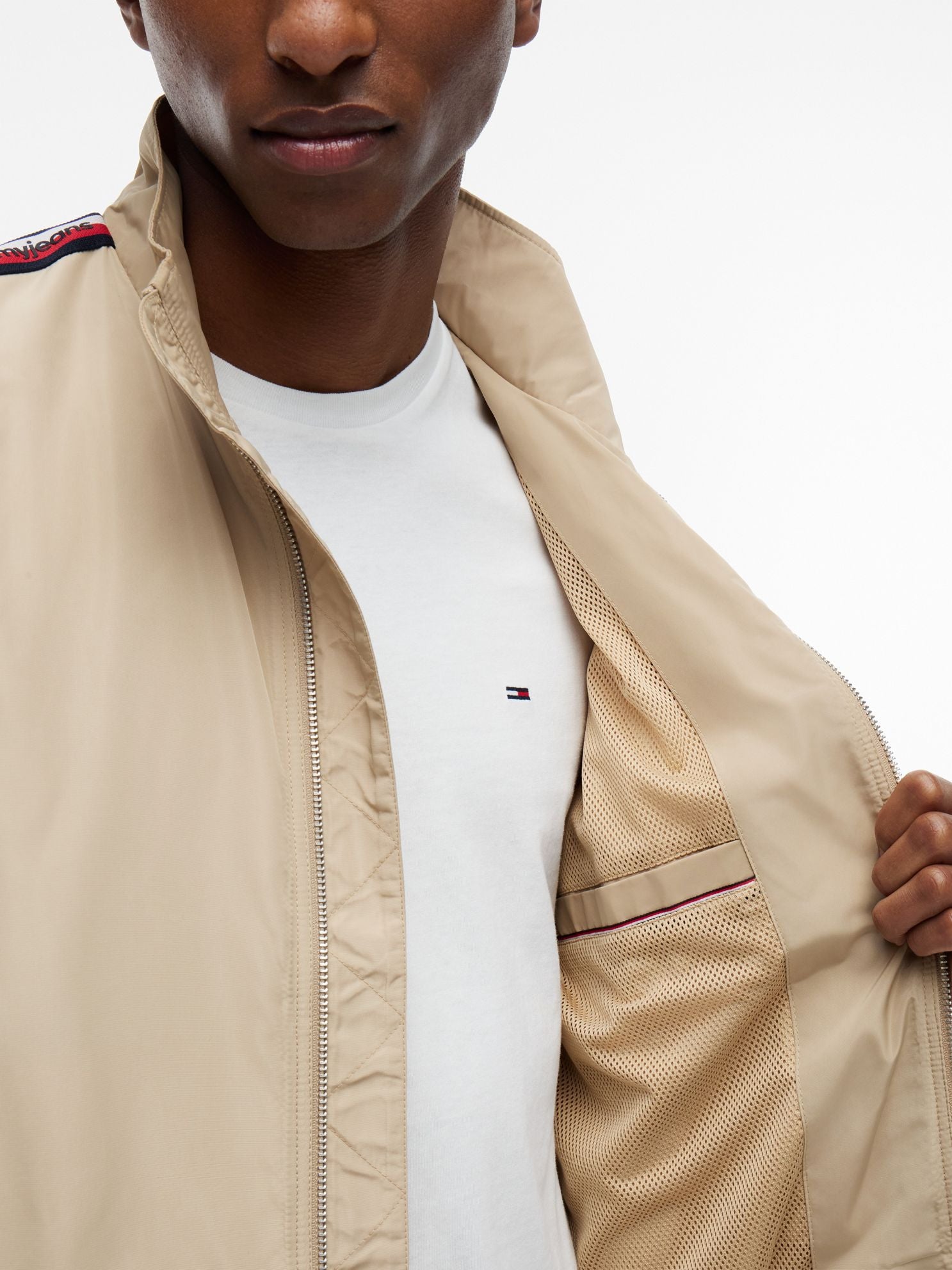 Tommy Hilfiger Tommy Jeans Logo Tape Zip Jacket