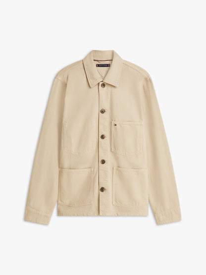 Tommy Hilfiger Garment-Dyed Denim Chore Jacket