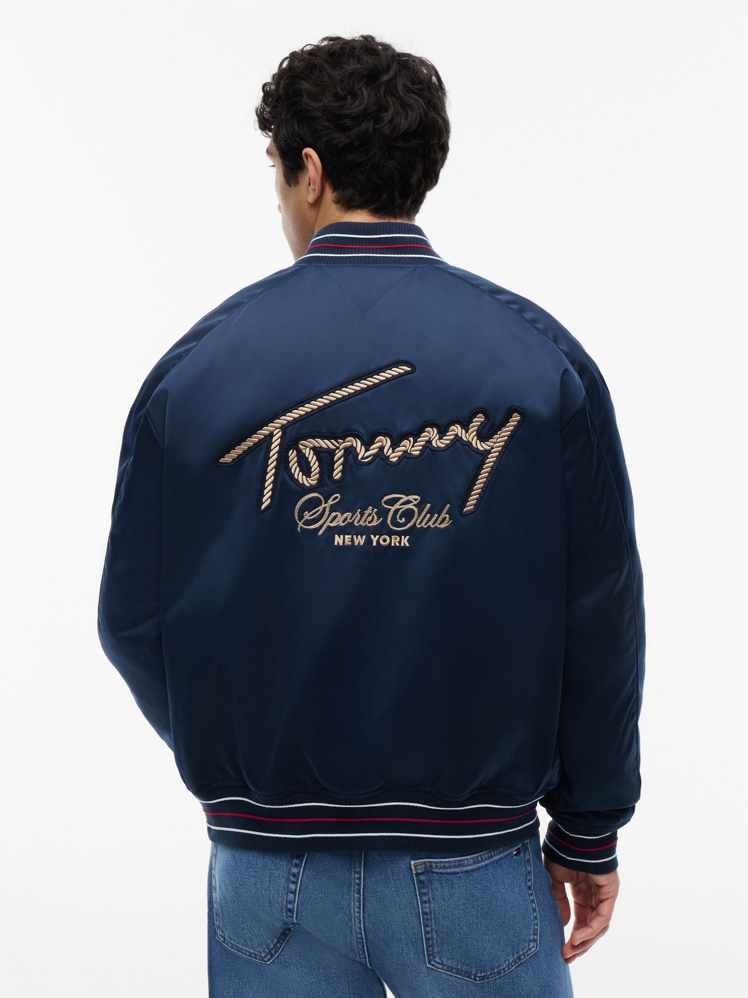 Tommy Hilfiger Tommy Jeans Satin Bomber Jacket