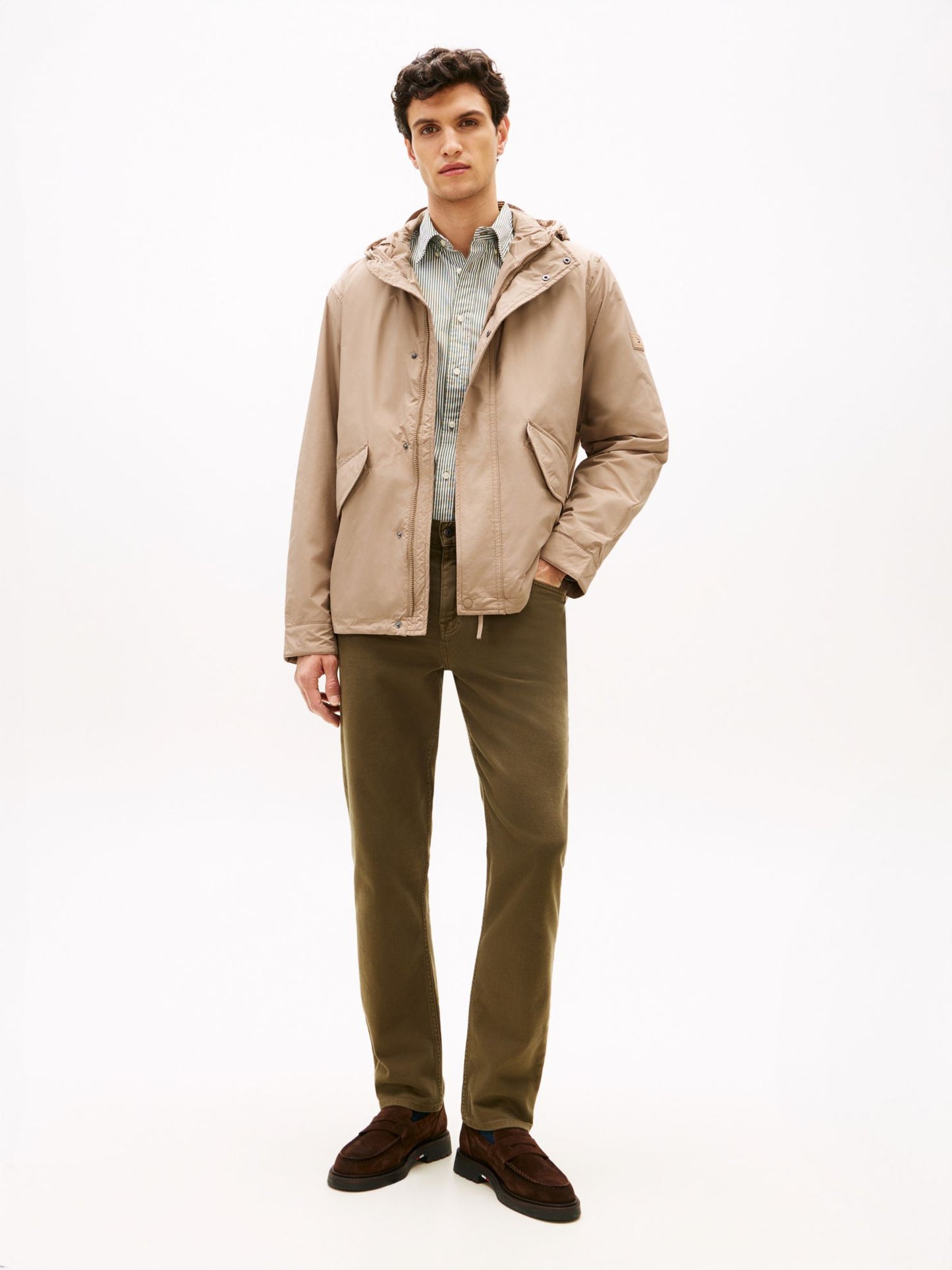 Tommy Hilfiger Water-Repellent Packable Hooded Jacket