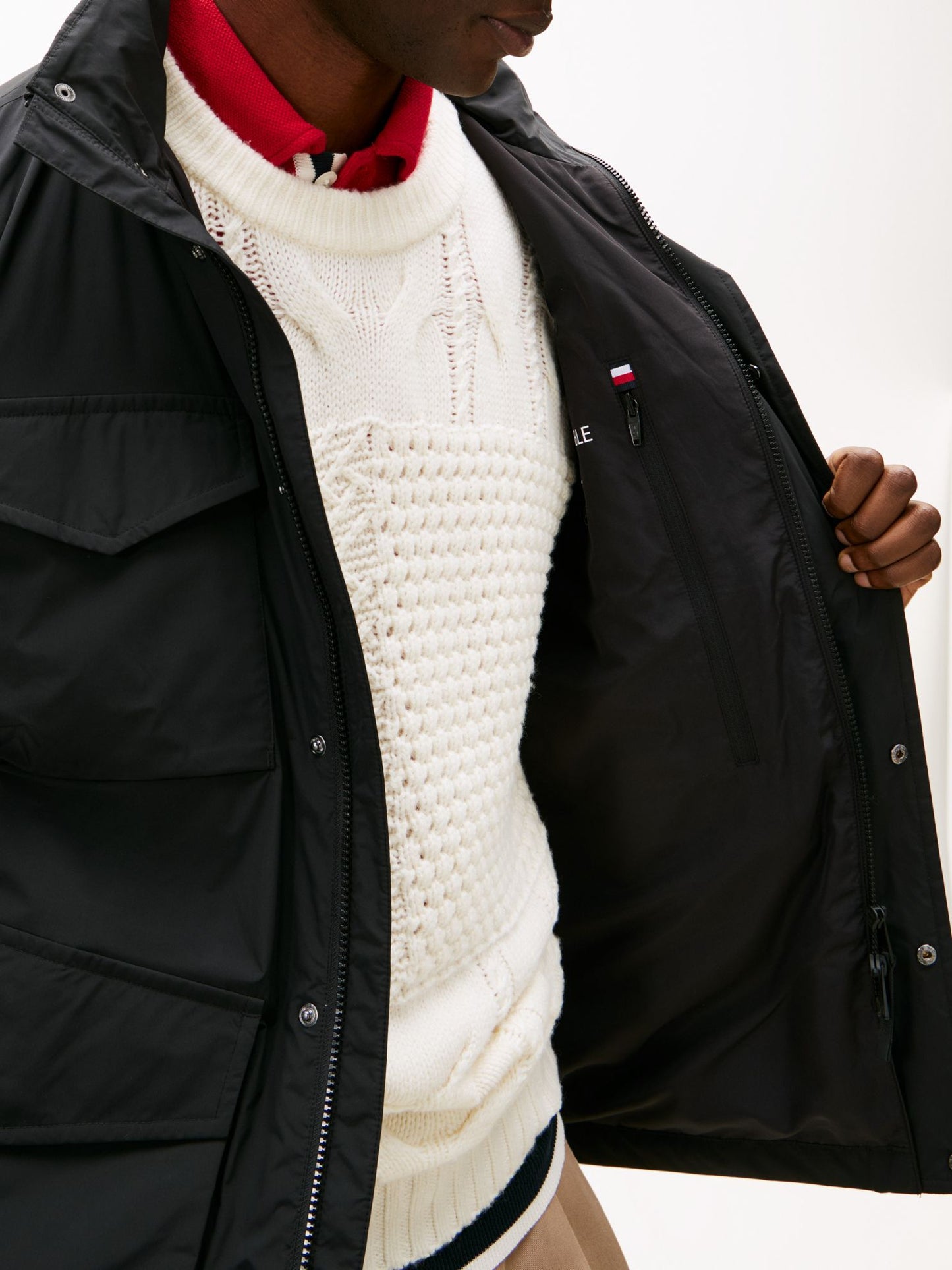 Tommy Hilfiger Water-Repellent Packable Field Jacket