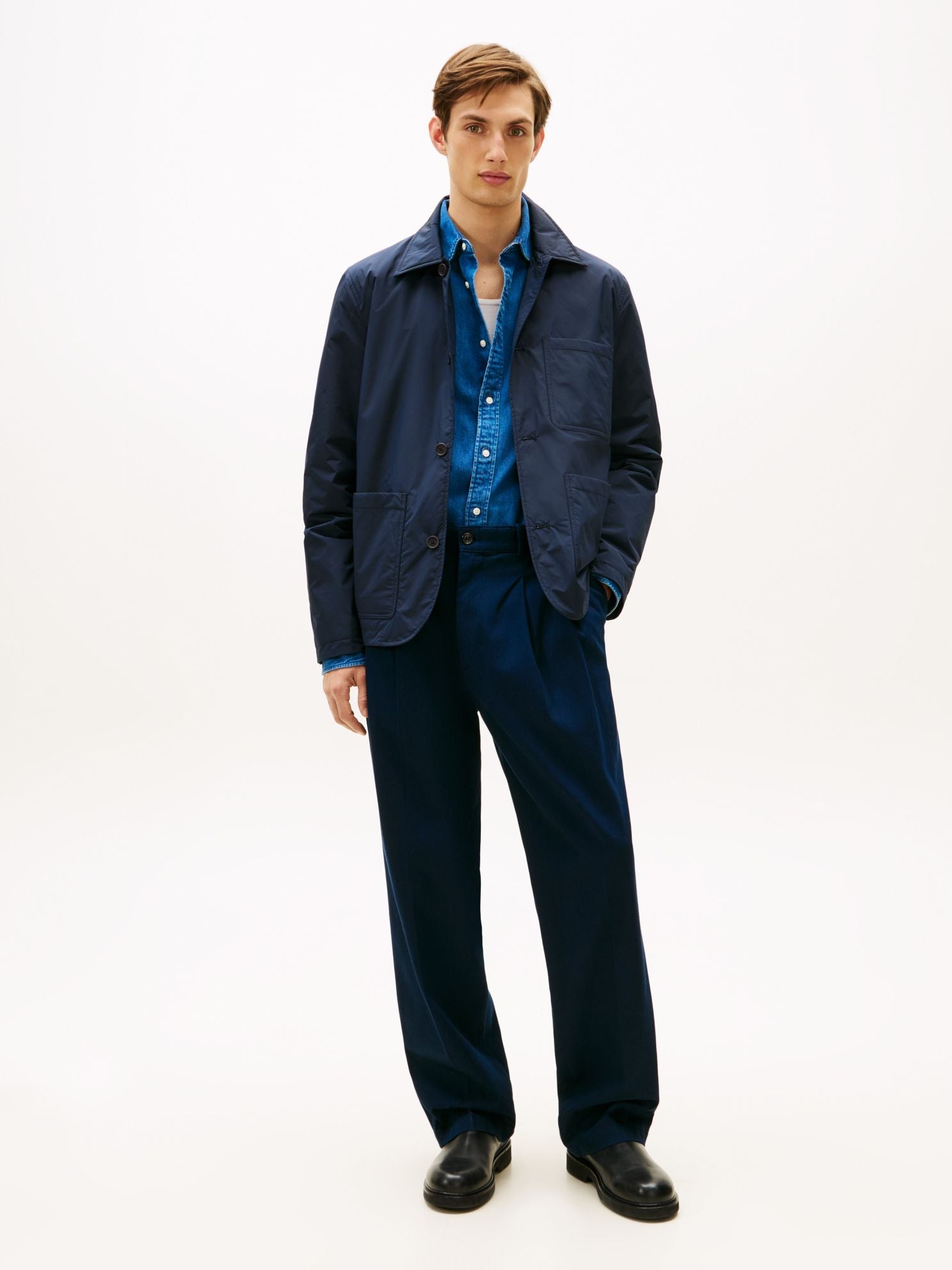 Tommy Hilfiger Water-Repellent Packable Chore Jacket