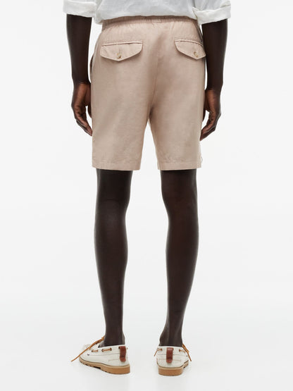 Tommy Hilfiger Regular Fit 7" Cotton-Linen Blend Short