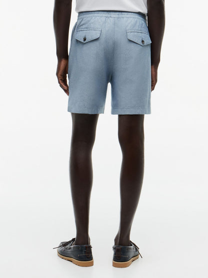 Tommy Hilfiger Regular Fit 7" Cotton-Linen Blend Short