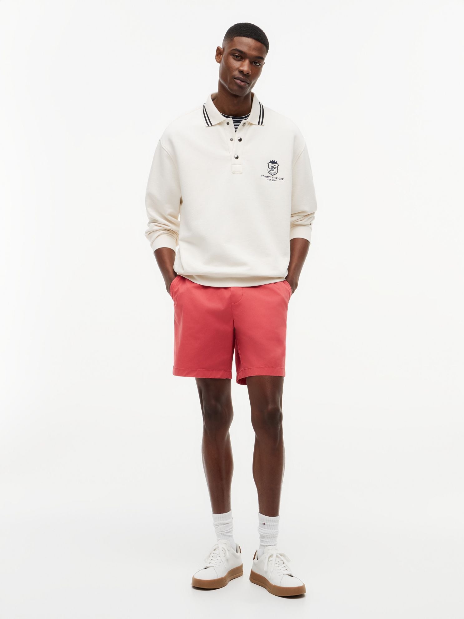 Tommy Hilfiger Regular Fit 7" Garment-Dyed Short
