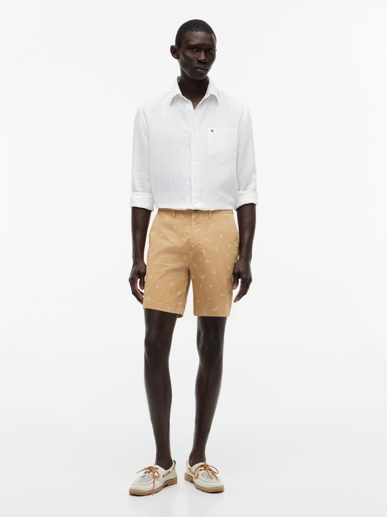Tommy Hilfiger Regular Fit 7" Anchor Print Short