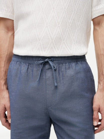 Tommy Hilfiger Regular Fit 7" Cotton-Linen Blend Short