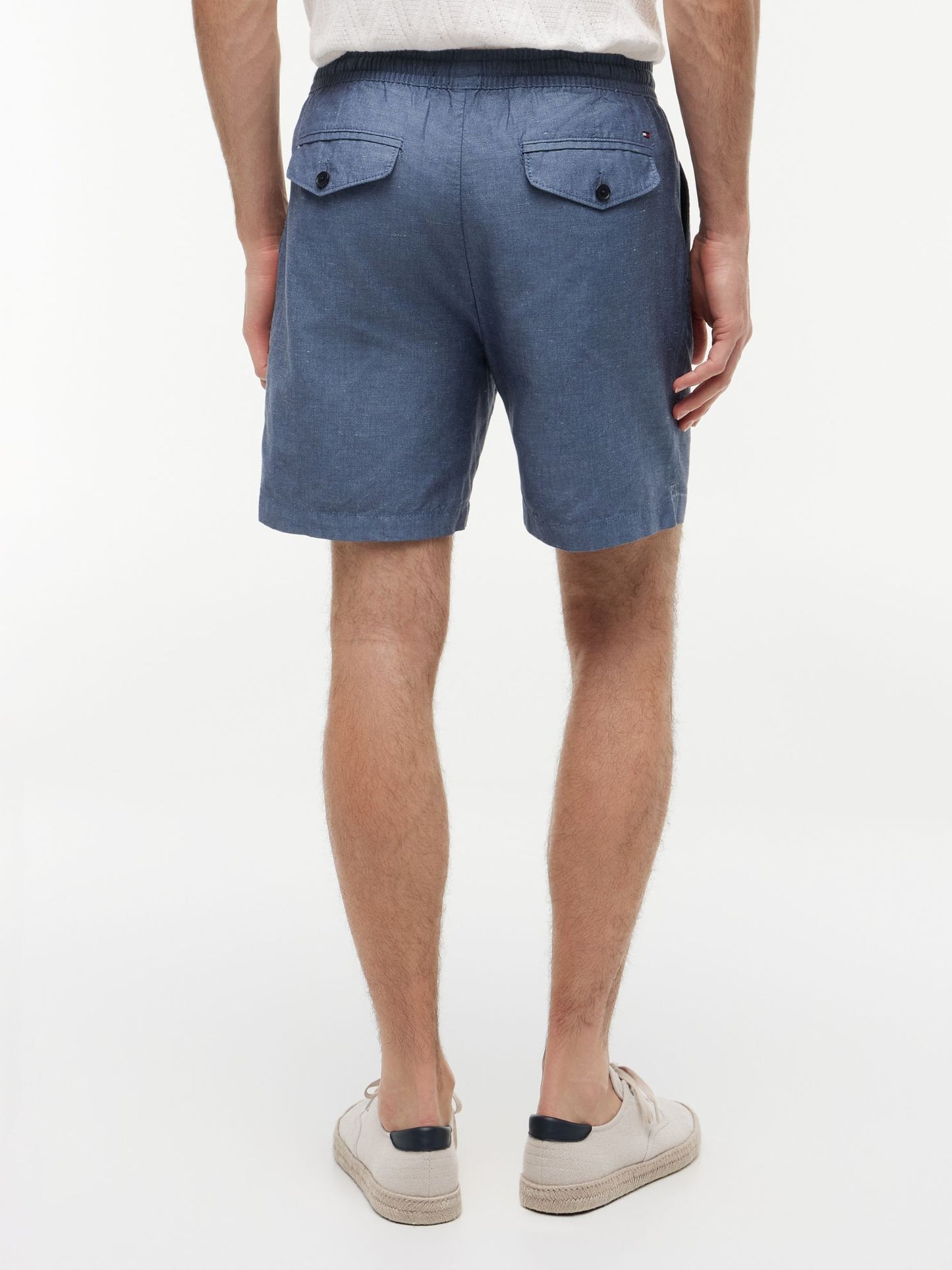 Tommy Hilfiger Regular Fit 7" Cotton-Linen Blend Short