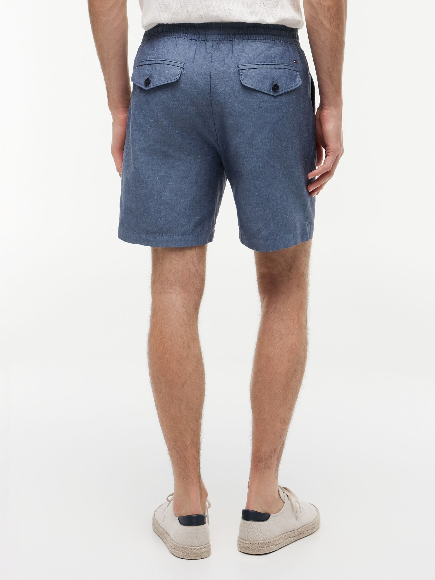 Tommy Hilfiger Regular Fit 7" Cotton-Linen Blend Short