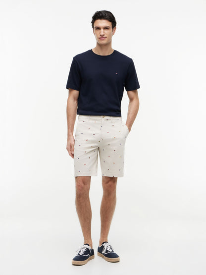 Tommy Hilfiger Regular Fit 9" Sailing Flag Print Short