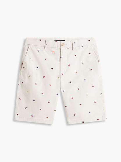 Tommy Hilfiger Regular Fit 9" Sailing Flag Print Short
