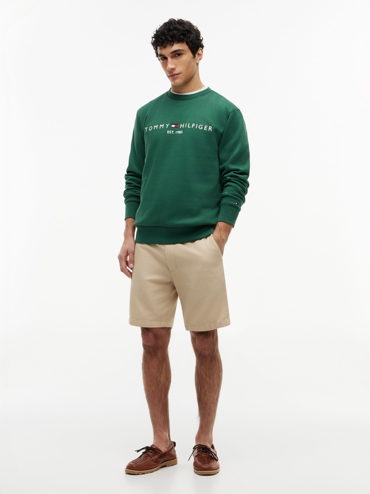 Tommy Hilfiger Regular Fit 8" Garment-Dyed Short
