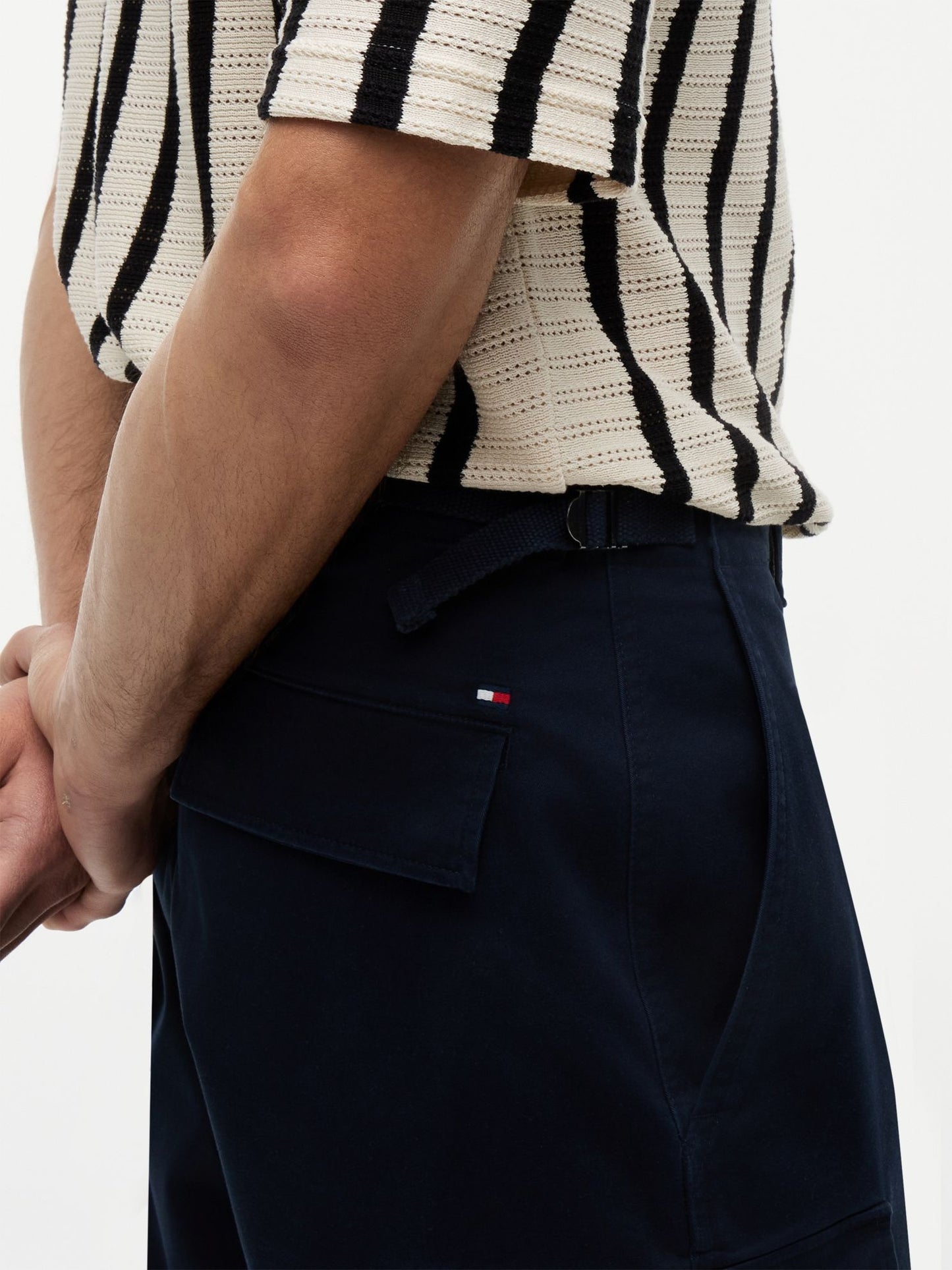 Tommy Hilfiger Relaxed Fit Stretch Twill Cargo Short