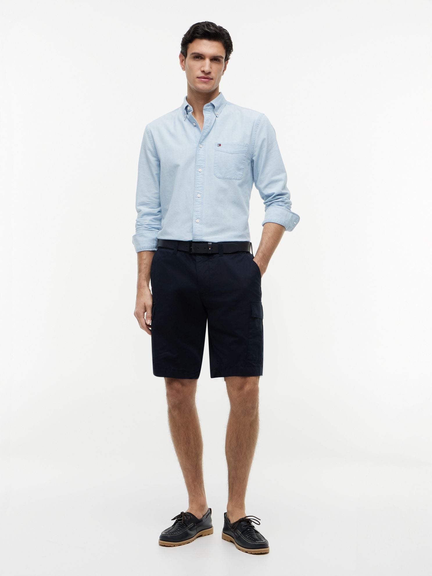 Tommy Hilfiger Relaxed Fit Garment-Dyed Cargo Short