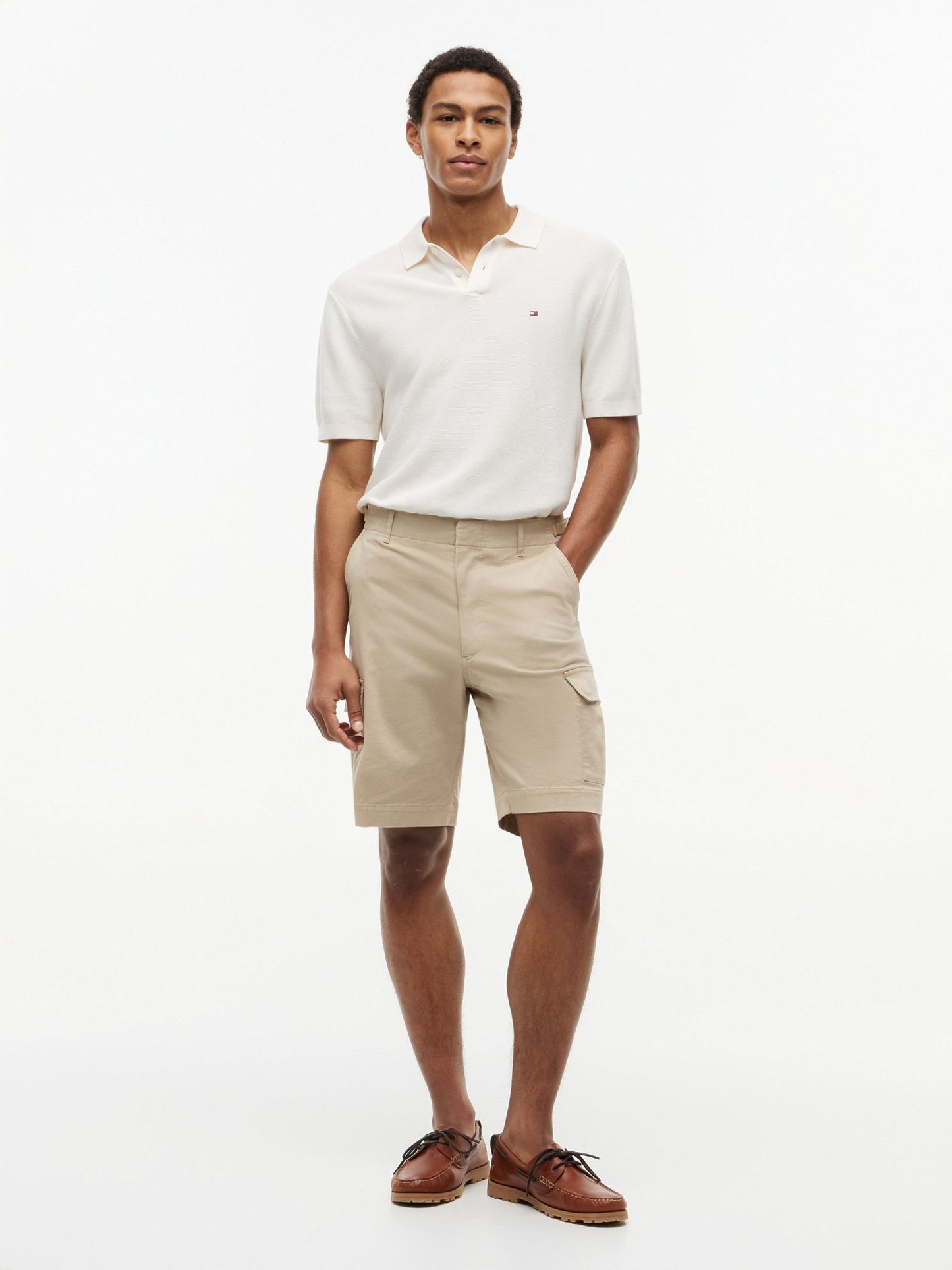 Tommy Hilfiger Relaxed Fit Stretch Twill Cargo Short