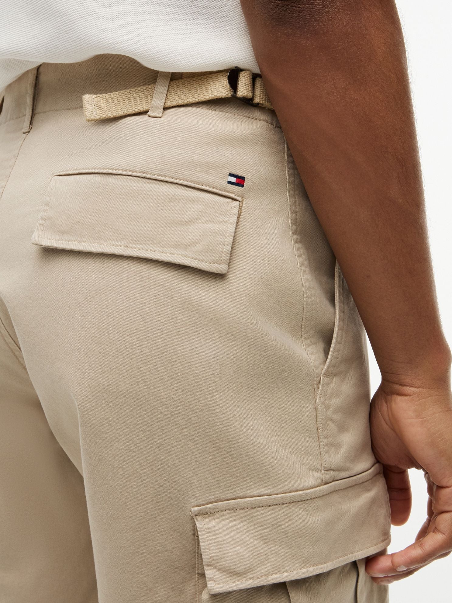 Tommy Hilfiger Relaxed Fit Stretch Twill Cargo Short