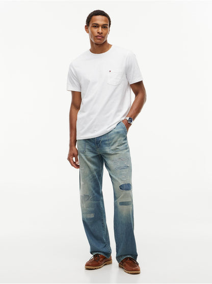 Tommy Hilfiger Distressed Loose Fit Utility Jean