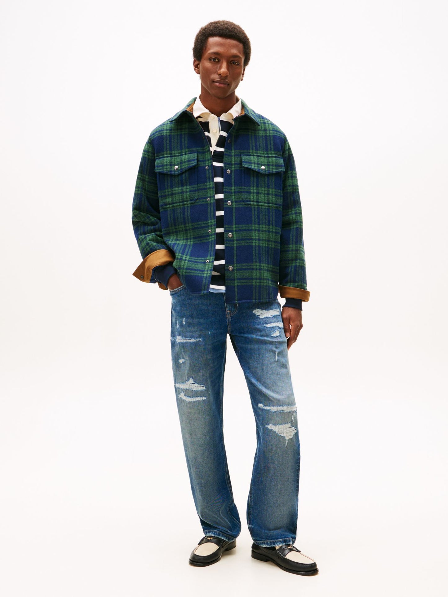 Tommy Hilfiger Distressed Loose Jean