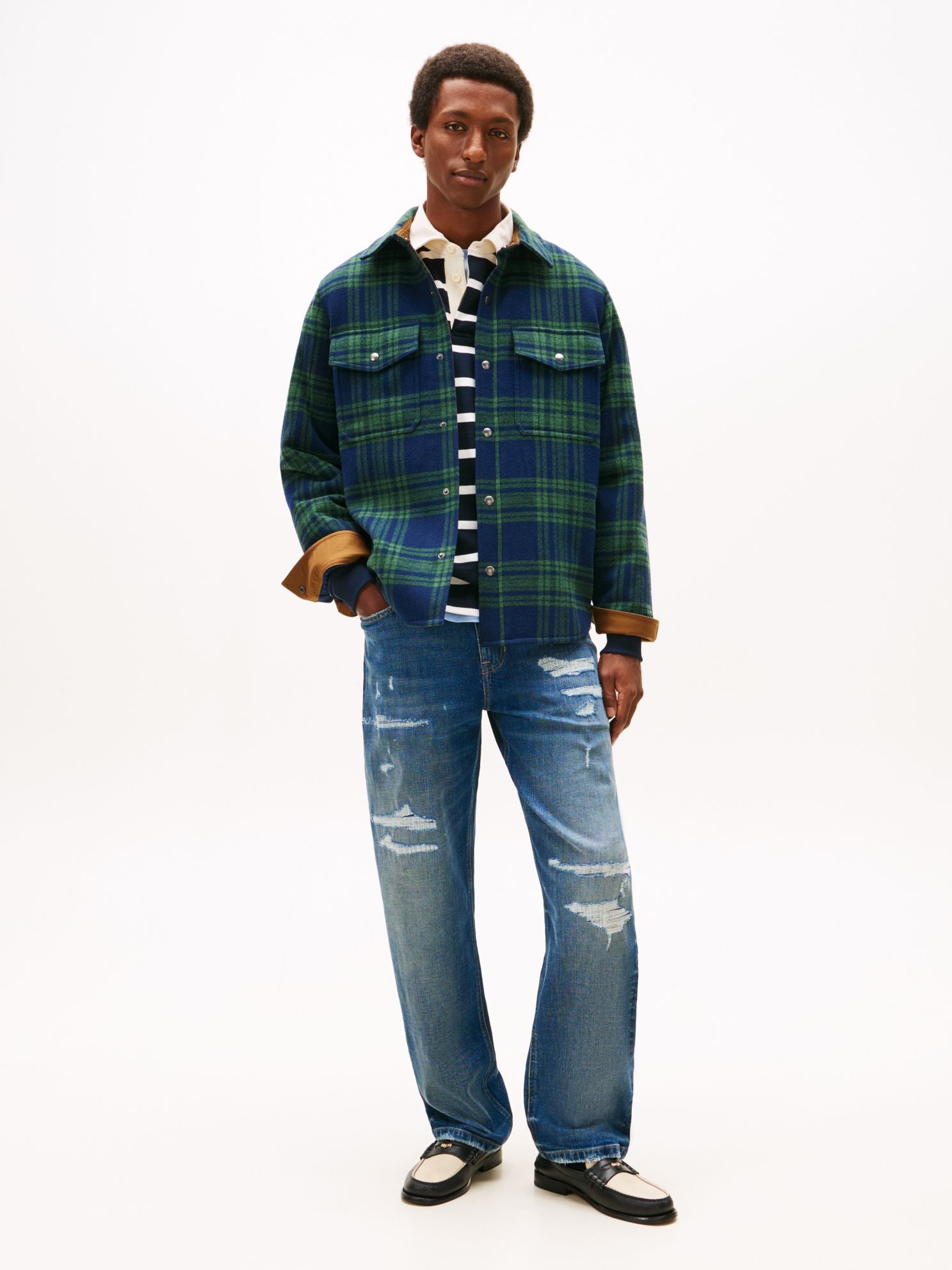 Tommy Hilfiger Distressed Loose Jean