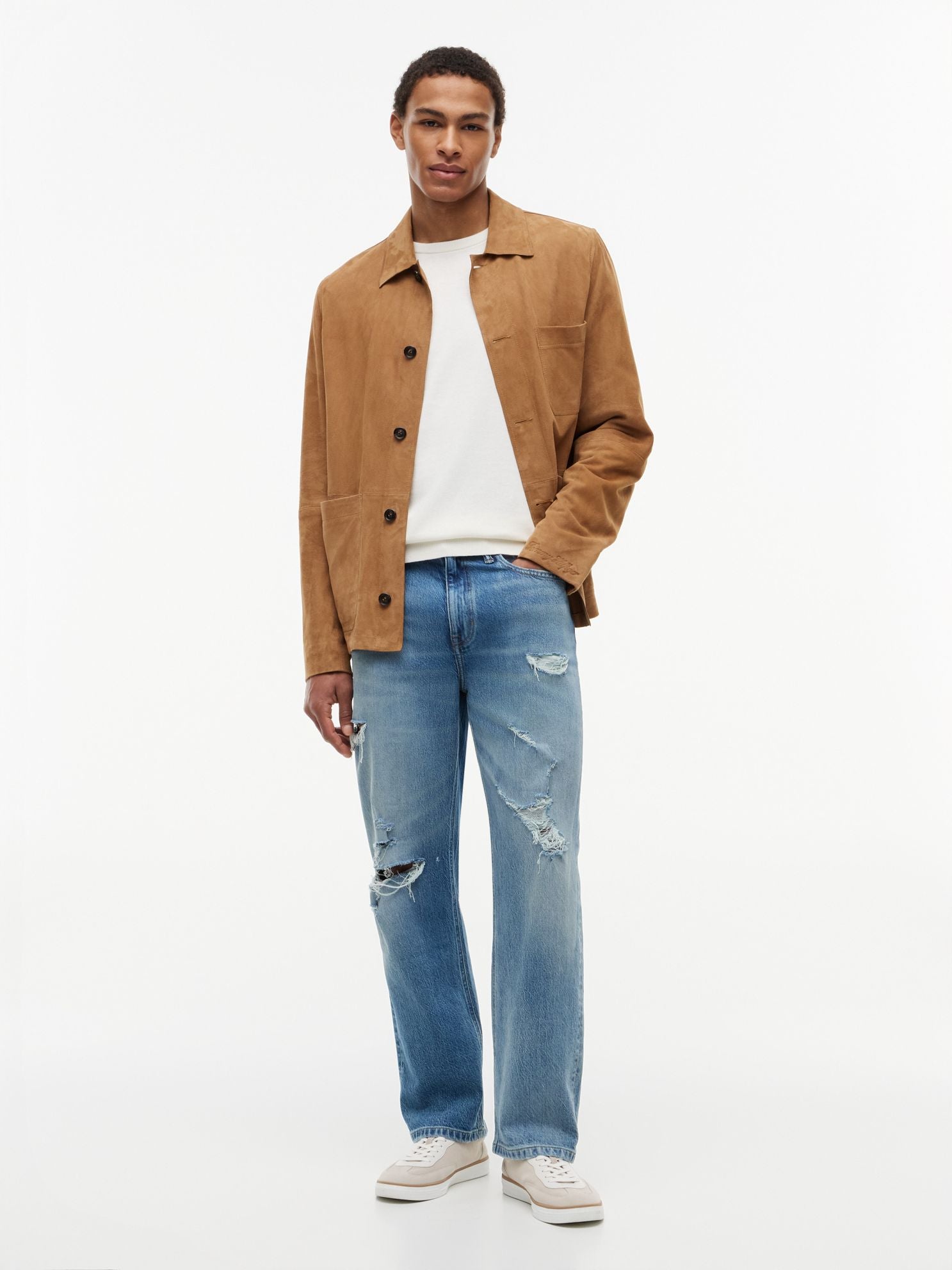 Tommy Hilfiger Distressed Loose Jean
