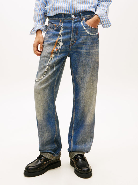 Tommy Hilfiger Tommy Jeans Chain-Print Relaxed Jean