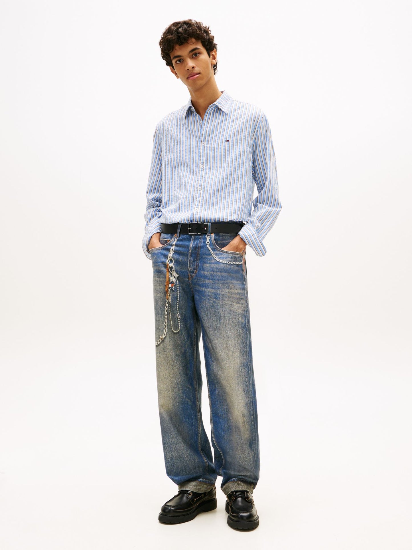 Tommy Hilfiger Tommy Jeans Chain-Print Relaxed Jean