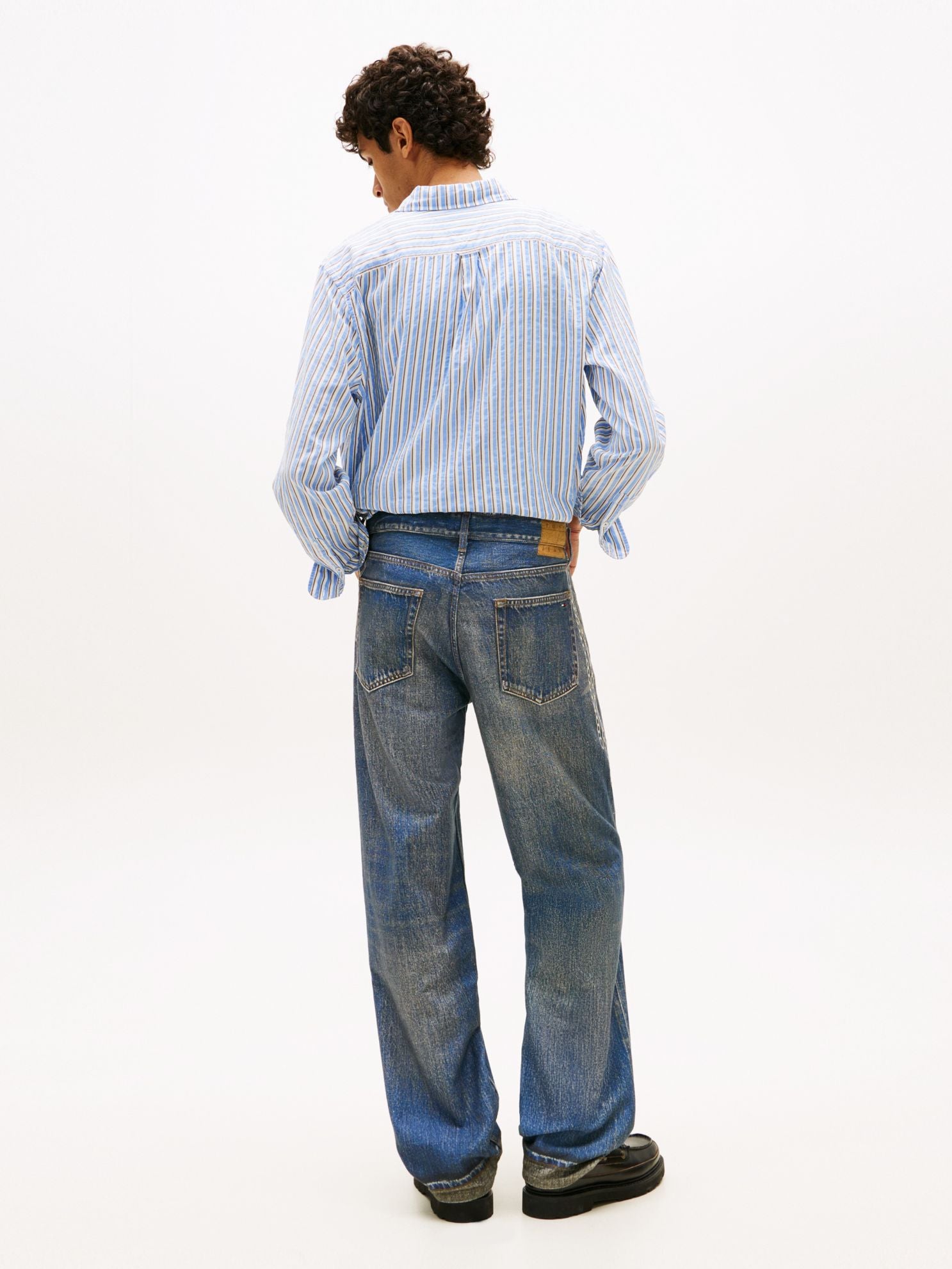 Tommy Hilfiger Tommy Jeans Chain-Print Relaxed Jean